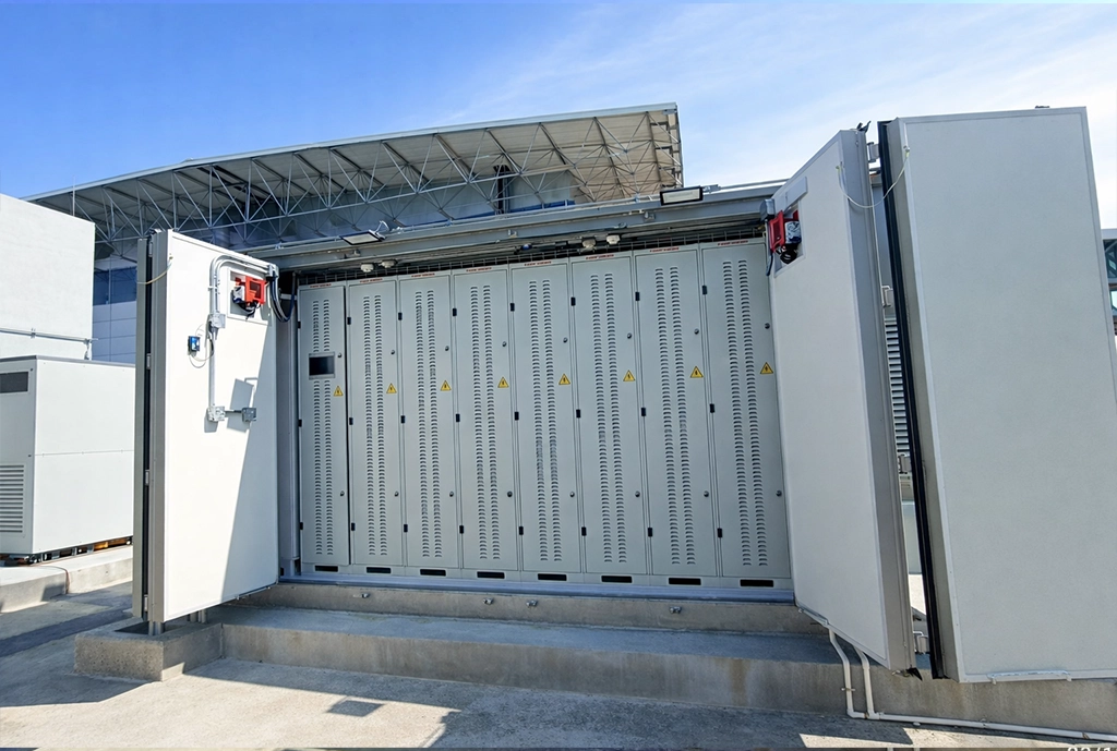 bess en una industria ahorro de energia